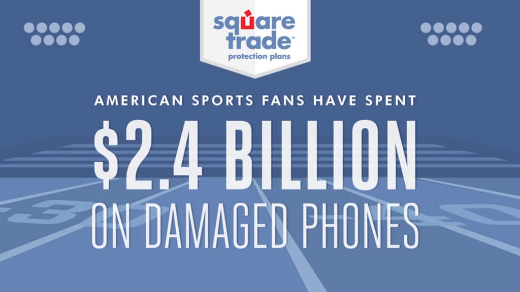 American Sports Fans Have Spent $2.4B on Damaged Phones; Seahawks Fans 11% More Clumsy than Patriots Fans